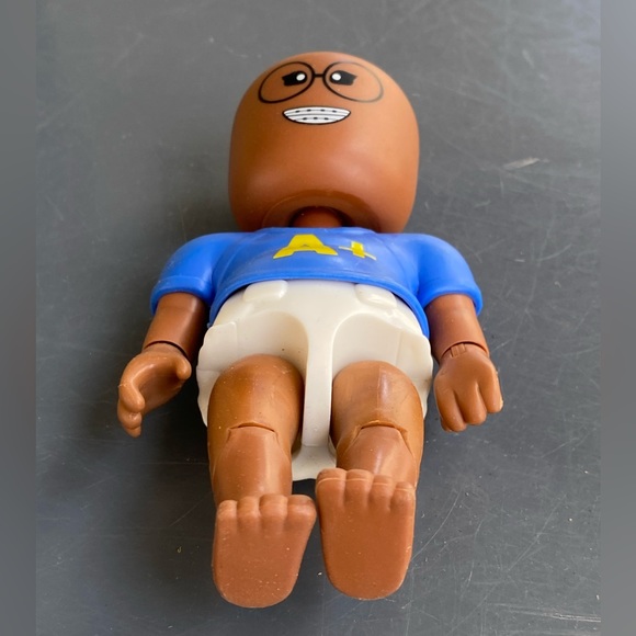 Twilight Daycare Collection Diaper Brown Baby A+ Shirt Blue Roblox Figure Doll - Picture 5 of 5